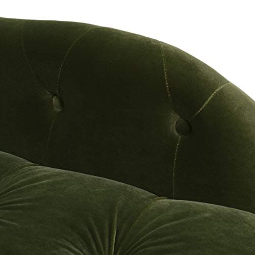 Jennifer Taylor Samuel Tufted Chaise Lounge (Olive Green Performance Velvet) 7