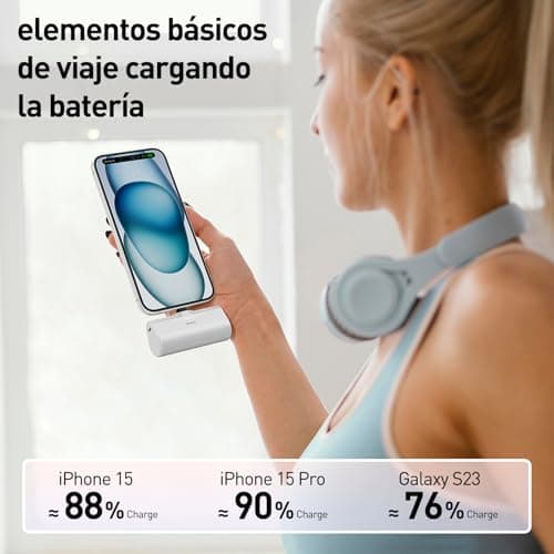 iWALK Portable Charger for iPhone 17/16/15 USB-C Small Power Bank 20W 4,500mAh Fast Charging Battery Pack Compatible with iPhone 15/16/16/17 Plus/17 Pro/17 Pro Max, Samsung Galaxy S25/S24/S23 Android 7