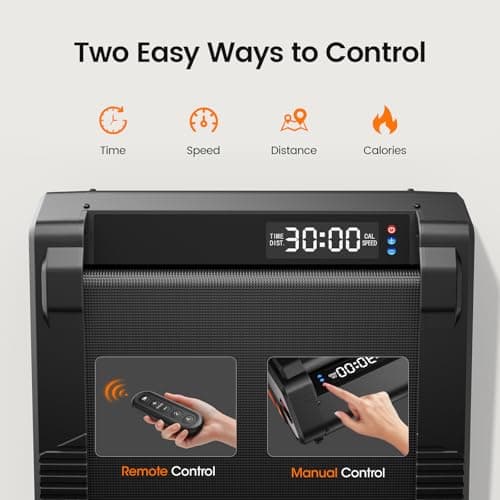 Repower Small Walking Pad for Home and Office, Portable Under Desk Treadmill with Fixed 7% Incline and Adjustable 2% Incline, 300LBS Capacity—Blue 8