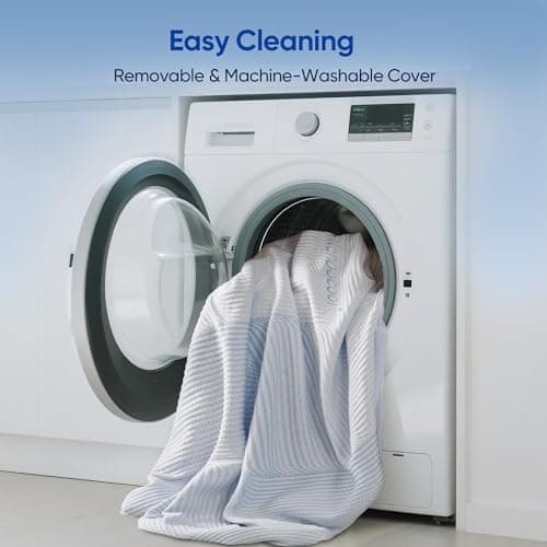 3 Inch Memory Foam Mattress Topper for College Dorm Bed - Twin XL Size | Extra Long Twin |High Density Cooling Bed Topper Pressure Relief with Removable & Washable Cover 7