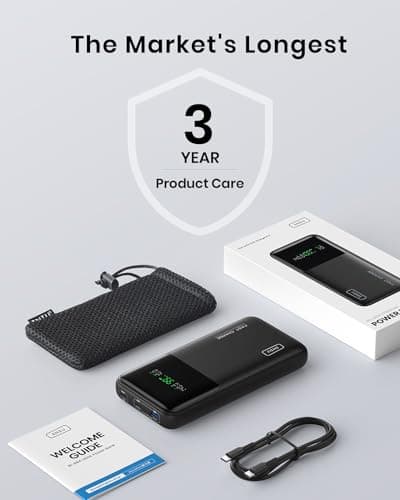 INIU 27000mAh Power Bank, High Capacity 140W Laptop Portable Charger, USB C Tablet Powerbank, Digital Display Phone Charge for iPhone 17 16, Samsung, iPad, MacBook, Camping, Outdoor, Emergency etc 7