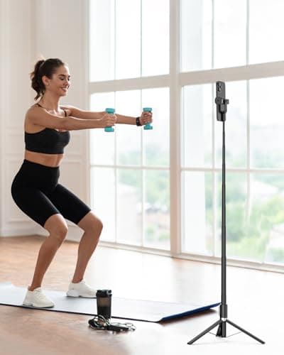 Selfie Stick,67 inch/1.7 Meter Selfie Stick Tripod,Gifts for Women Men,Portable Cell Phone Tripod Stand with Wireless Remote Shutter Compatible with iPhone 16e/16/15/14/13, Samsung Series(Black) 8