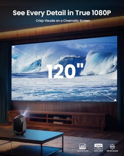 Dangbei N2 mini Projector with Wifi and Bluetooth, Netflix Officially Licensed, 1080P Smart Portable Projector Dolby Audio, Auto Focus, Auto Keystone Correction, Obstacle Avoidance 7