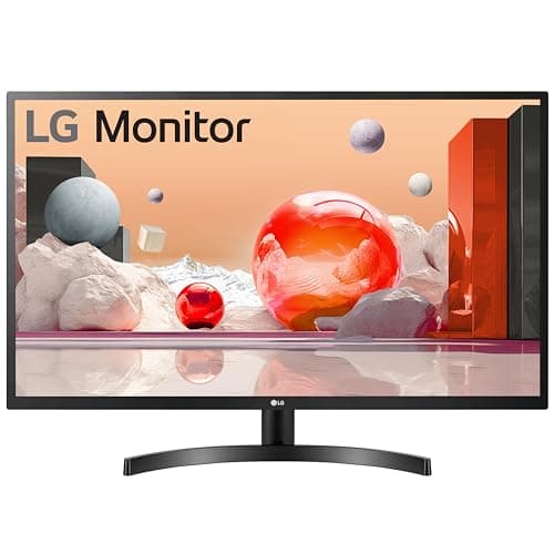 LG FHD 32-Inch Mountable Computer Monitor 32ML600M-B, 75hz IPS with HDR 10 Compatibility, Black