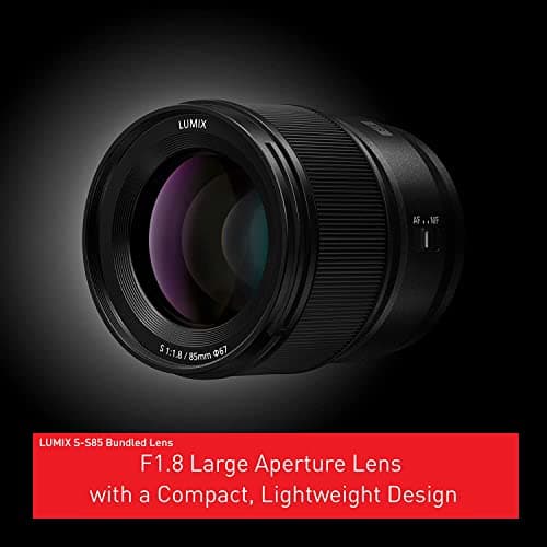 Panasonic LUMIX S5 Full Frame Mirrorless Camera, 4K 60P Video Recording with S 20-60mm F3.5-5.6 Lens Kit (DC-S5KK) + S 85mm F1.8 L Mount Interchangeable Lens (S-S85) 6