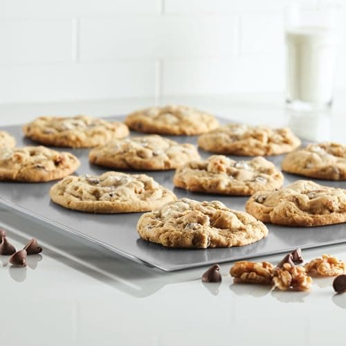 Farberware Insulated Bakeware Nonstick Cookie Baking Sheet, 15.5" x 20", Light Gray 7