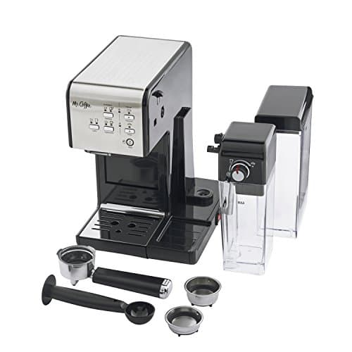 Mr. Coffee Programmable Espresso & Cappuccino Machine with Automatic Milk Frother & 19-Bar Pump, Stainless Steel 5