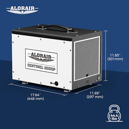 ALORAIR Crawl Space Dehumidifier, 120 PPD Crawlspace Dehumidifiers with Drain Hose and Pump for Basement, Portable Compact Auto Defrost Under House Industry Commercial Dehumidifier 8
