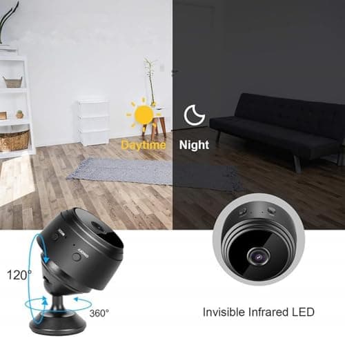 Guardhouse Camera-Guardhouse Watcheye Security Camera, 1080P HD Magnetic Mini Wireless WiFi Cameras,Portable Home Surveillance System (1pcs) 3