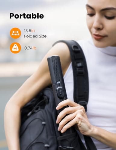 ANXRE 71" Phone Tripod, NT79 Extendable Selfie Stick with 1/4" Camera Mount for Cell Phone＆Camera, Phone Tripod Stand Holder with Remote Compatible with iPhone Android, Camera 6