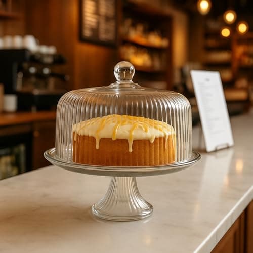 Anchor Hocking Monaco Cake Set, STD, Crystal 5