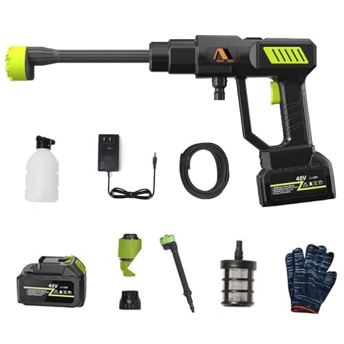 Cordless Pressure Washer Battery Powered; 990 PSI Cordless Power Washer with Brushless Motor 4.0Ah Battery, 6-in-1 Nozzle, Handheld Portable Pressure Washer Cordless & Portable Handheld Power Washer