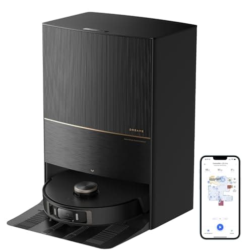 DREAME L30 Ultra Robot Vacuum, 136°F Hot Water Mop-Self-Cleaning, Mops Self-Drying, Mop-Extend, Raising, Refilling, Auto-Empty, 7,300Pa Suction, AI Action and 3D Navigation