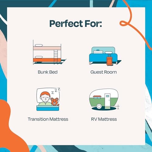 Linenspa 6 Inch Mattress - Firm Feel - Bonnell Spring with Foam Layer - Mattress in a Box - Youth or Kids Bed - Guest Bedroom - Durable and Breathable Support - Affordable - Twin Size 7