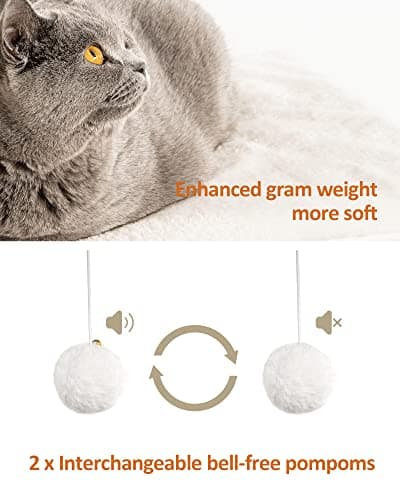 FourFurPets 43.8in 3-Tier Modern Cat Tree Tower Condo, Cat Scratch Posts for Indoor Cats, Big Plate, Two 19.7in Full Sisal Scratching Posts, Rustic Brown 5