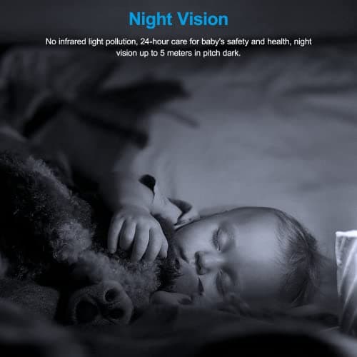 Wireless Security Camera, IP Camera 1080P HD Wansview, WiFi Home Indoor Camera for Baby/Pet/Nanny, Motion Detection, 2 Way Audio Night Vision, Compatible with Alexa, with TF Card Slot and Cloud 5