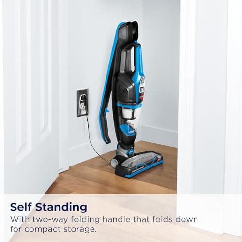 Bissell, 3061 Featherweight Cordless Stick Vacuum, Self-Standing, Electric Blue, Black 6