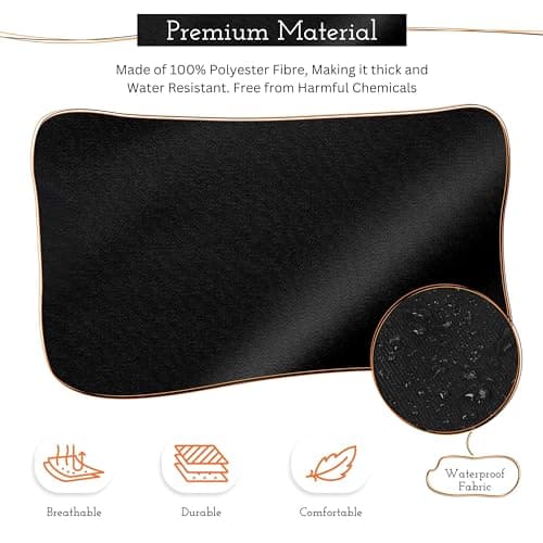 KOMBOH Pack of 2 Apron, 100% Waterproof Professional Apron, Light Weight - Heavy Duty Breathable, Large Straps and Large Pockets, Printable Apron. 6