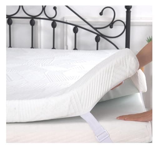 3 Inch Queen Size Memory Foam Mattress Topper, Cooling Gel Bed Topper with Removable Cover, Soft & Pain Relief & Breathable, CertiPUR-US & Oeko-Tex Certified