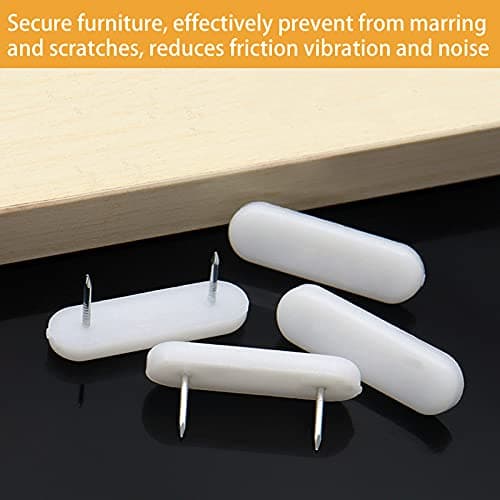 30-Piece Bed Skirt Pins or Holders - Plastic Head Double Bed Skirt Holding Pins for Upholstery, Slipcovers and Bedskirts 7