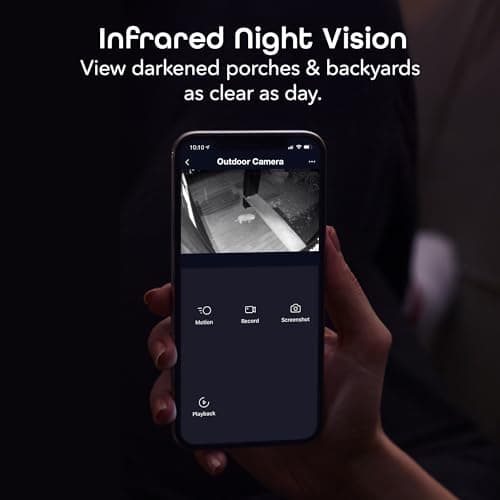 Geeni Hawk Outdoor Security Camera | IP66 Weatherproof WiFi Surveillance with Night Vision, 2-Way Audio, and Motion Detection | Compatible with Alexa and Google Home 5