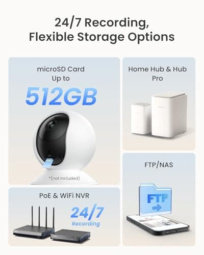 REOLINK E1 Pro 3K PT Wi-Fi Indoor Camera for Baby & Pet Monitoring, Auto Tracking, 5MP Night Vision Enhanced by F1.6 Aperture, Person/Pet/Baby Crying Detection, 2.4/5GHz Wi-Fi, Two-Way Audio 8