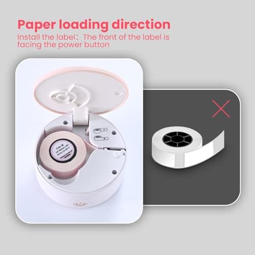 Label Maker Bluetooth - Mini Label Printer HP3, Mini Label Maker Machine with Tape Waterproof for Kitchen Storage, Home Edit Label, Tags 6
