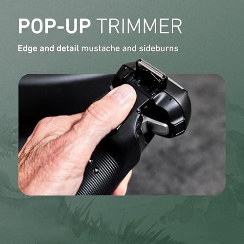 Panasonic ARC6 Electric Razor for Men Face, Wet & Dry Shavers for Men with Foil Shaver, Pop-up Trimmer, Ultra-Fast 6-Blade, Smart Shave Sensor, 22D Flexible Pivoting Head - ES-LS8A-K (Black) 7