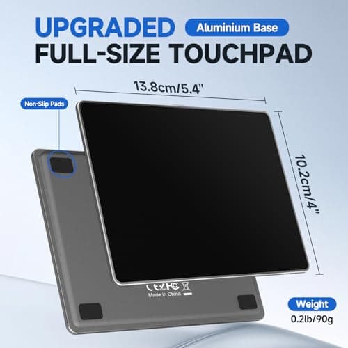 Homiguar Wired Trackpad for Windows 10/11, Portable Multi-Touch High-Precision Touchpad Mouse with Multi-Gesture, Ultra-Slim Design, Compatibility for PC, Laptop & Computers (Black) 8