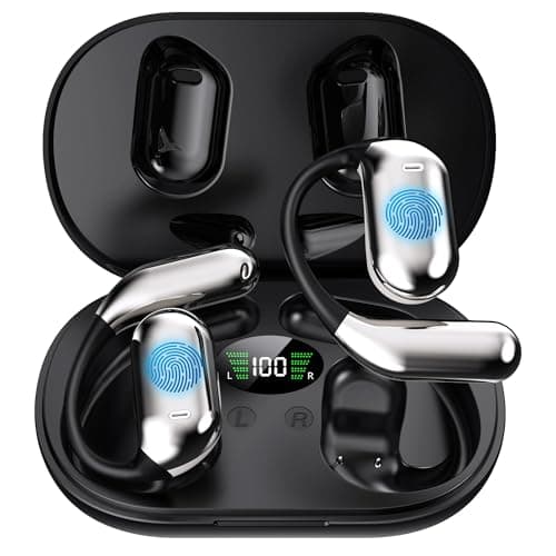 Translation Earbuds, 3-in-1 AI Language Translator with Premium Sound, 80H Playtime, Real-Time Translating Earbuds with Charging Case f