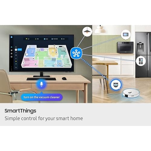 Samsung 43” Smart Monitor M7 (M70F) 4K UHD Display, Samsung Vision AI, Smart TV Apps, Gaming Hub, USB-C, HDMI and USB-A, Black, LS43FM702UNXZA, 2025 7