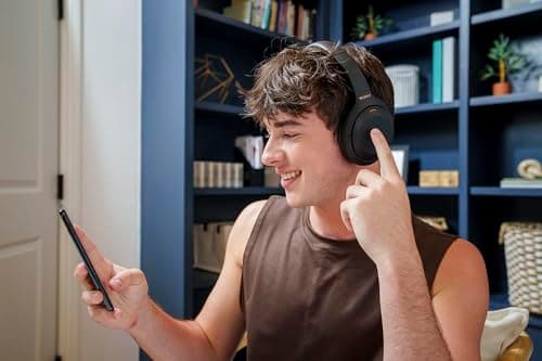 Sony WH-1000XM4 Wireless Premium Noise Canceling Overhead Headphones with Mic for Phone-Call and Alexa Voice Control, Black WH1000XM4 11