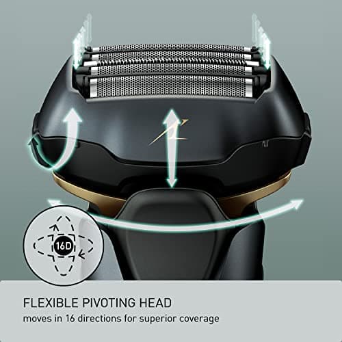 Panasonic Electric Razor for Men, Electric Shaver, ARC5 with Premium Automatic Cleaning and Charging Station, Wet Dry Shaver Men, Cordless Razor, with Pop-Up Trimmer ES-LV97-K, Black 7