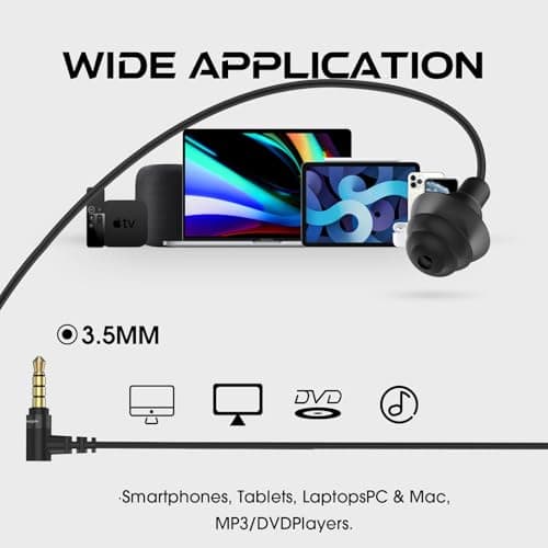 MIPEACE Work Earbuds Headphones, Ear Plug Headphones for Work-Noise isolating Earbuds Earphones for Industrial Safety Construction(Black) 6