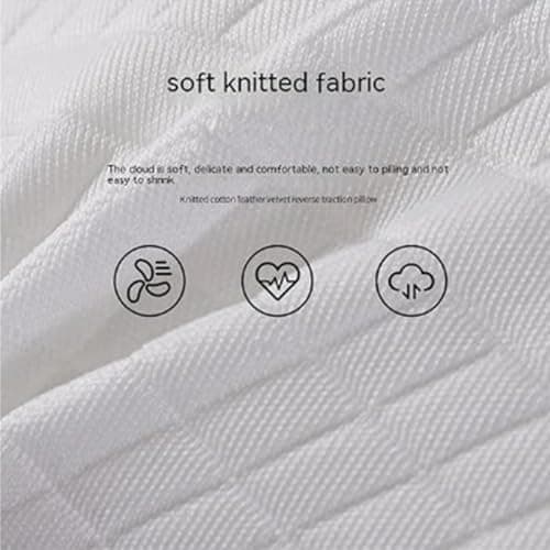 Cloud Nest Down Pillow, Ergonomic Nuzzle Pillows for Neck Pain Relief Side Sleeper, Memory Foam Cervical Support Comfort Goose Down Pillows (Grey) 7