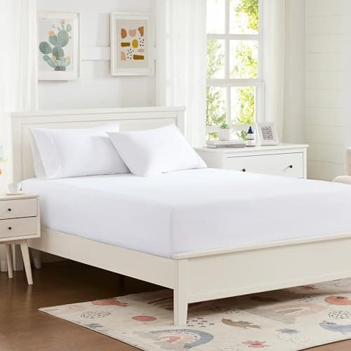 Hotella 100% Microfiber Ultra Soft 72"x84" California King Size Fitted Sheet Only, 14" Deep Pocket Bottom Sheet, Hotel Quality Bedding Matress Protector, Non-Fade, Snug Fit & Stay in Place, White