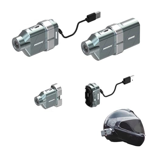 INNOVV H5 4K Action Camera, Motorcycle Helmet Camera with EIS Anti-Shake Ultra HD Video and 20MP Photo, Two Power Supply Methods, Smart WiFi, App, Waterproof Motorcycle Camera Max Support 512G