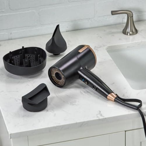 Remington One Ionic Hair Dryer Blow Dryer with Diffuser, Concentrator and Fly Away Tamer for Fast Drying and Less Frizz 8