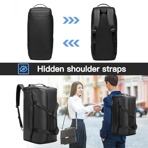 Garment Bags for Travel,45L Carry on Convertible Garment Duffle bag for Men Women - 3 in 1 Hanging Suit Travel Bag with Shoulder Strap 6