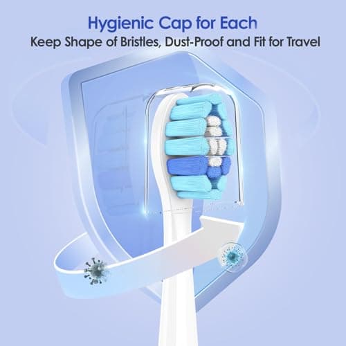 MRYUESG Replacement Toothbrush Heads Compatible with Philips Sonicare, 10 Pack, Electric Tooth-Brush Replacement Heads Compatible with Phillips,5 Green 5 Blue 7