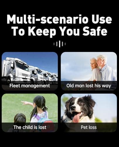 GPS Tracker for Vehicles - No Subscription Required/No Monthly Fee Car GPS Tracker Portable Real Time Magnetic GPS Tracking Device Full Global Coverage for Car, Motorcycle, Truck, Anti-Theft 6