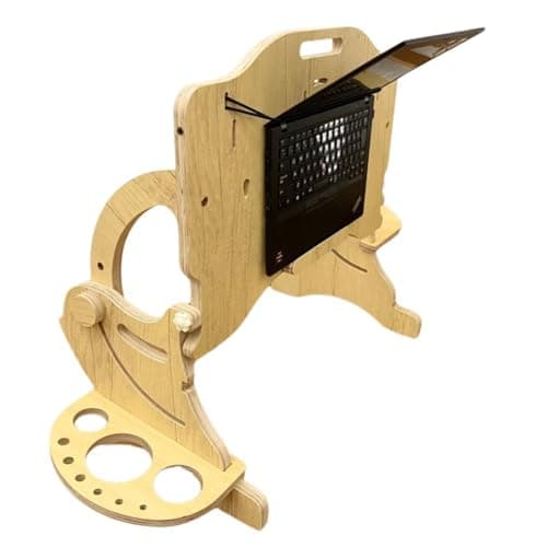 MADOTO Laptop Desk Designed for Lying Down Sitting Posture, Helping to Relax The Neck & Back, Various Positions: Sitting Lying On Bed, Sofa, Floor