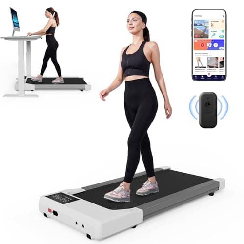 Walking Pad Treadmill, Under Desk Treadmill for Home Office,3 in 1 Treadmills for Home with Remote Control, Walking Jogging Machine with 300 lbs Weight Capacity in LED Display, No Assembly 9