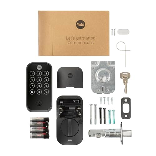 Yale Security Lock 2 Touch, Black Biometric Fingerprint Door Lock with Keypad, Unlock with Your Code or Your Fingerprint (No Wi-Fi), YRD420-F-BLE-BSP 8