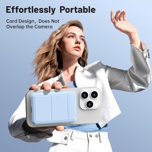 Azmuth for Magsafe Battery Pack, 10000mAh Magnetic Power Bank 22.5W PD Fast Charging with LED Display Wireless Portable Charger for Magsafe with Stand for iPhone 17/16/15/14/13/12/Pro/Pro Max 5