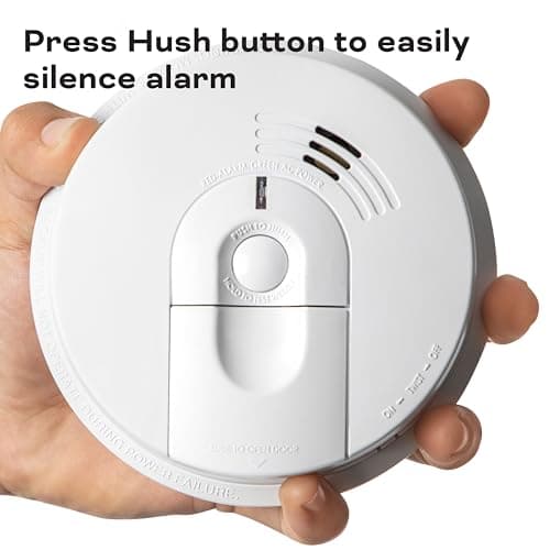 Kidde 21026063 AC Hardwired Smoke Detector Alarm with 9V Back up and Front Load Battery Door, White 7