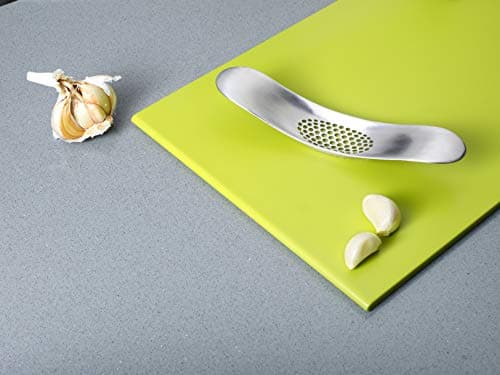 Joseph Joseph Garlic Rocker Crusher Mincer Press Dishwasher Safe, Stainless Steel 7