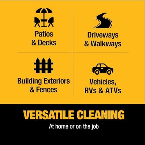 DeWalt DXPW3400PRNB-S PressuReady 3400 PSI Gas Pressure Washer with Quick Start Technology, 2.5 GPM Axial Cam Pump, 208cc Engine, Cold Water, Includes 25-Ft Hose, Nozzles, Spray Gun & Wand, 49-State 8