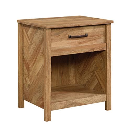 Sauder Cannery Bridge Night Stand with Spacious Drawer, Nightstand for Bedroom, Sindoori Mango Finish