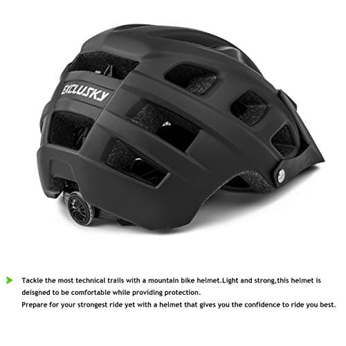 Exclusky Bike Helmet Adults Lightweight Bicycle Helmet Mountain Bike Helmet for Men Women 6
